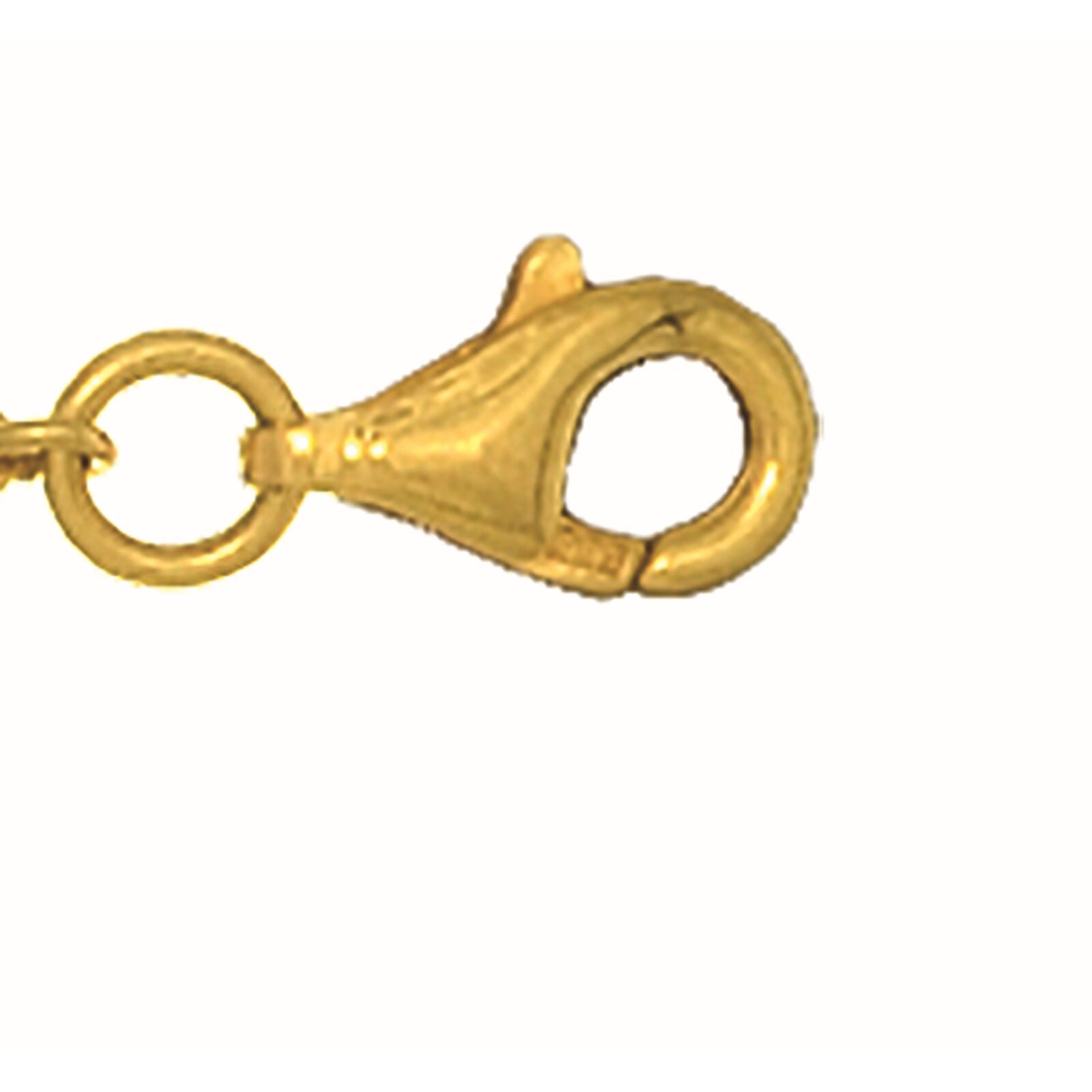 14K Yellow Gold Pear Shape Lobster Claw Clasp 9 MM
