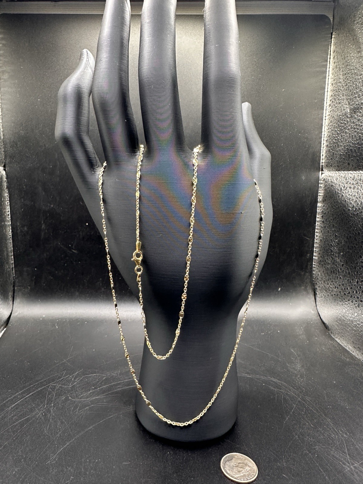 24” 2.3mm Gold Plated Over 925 Sterling Silver