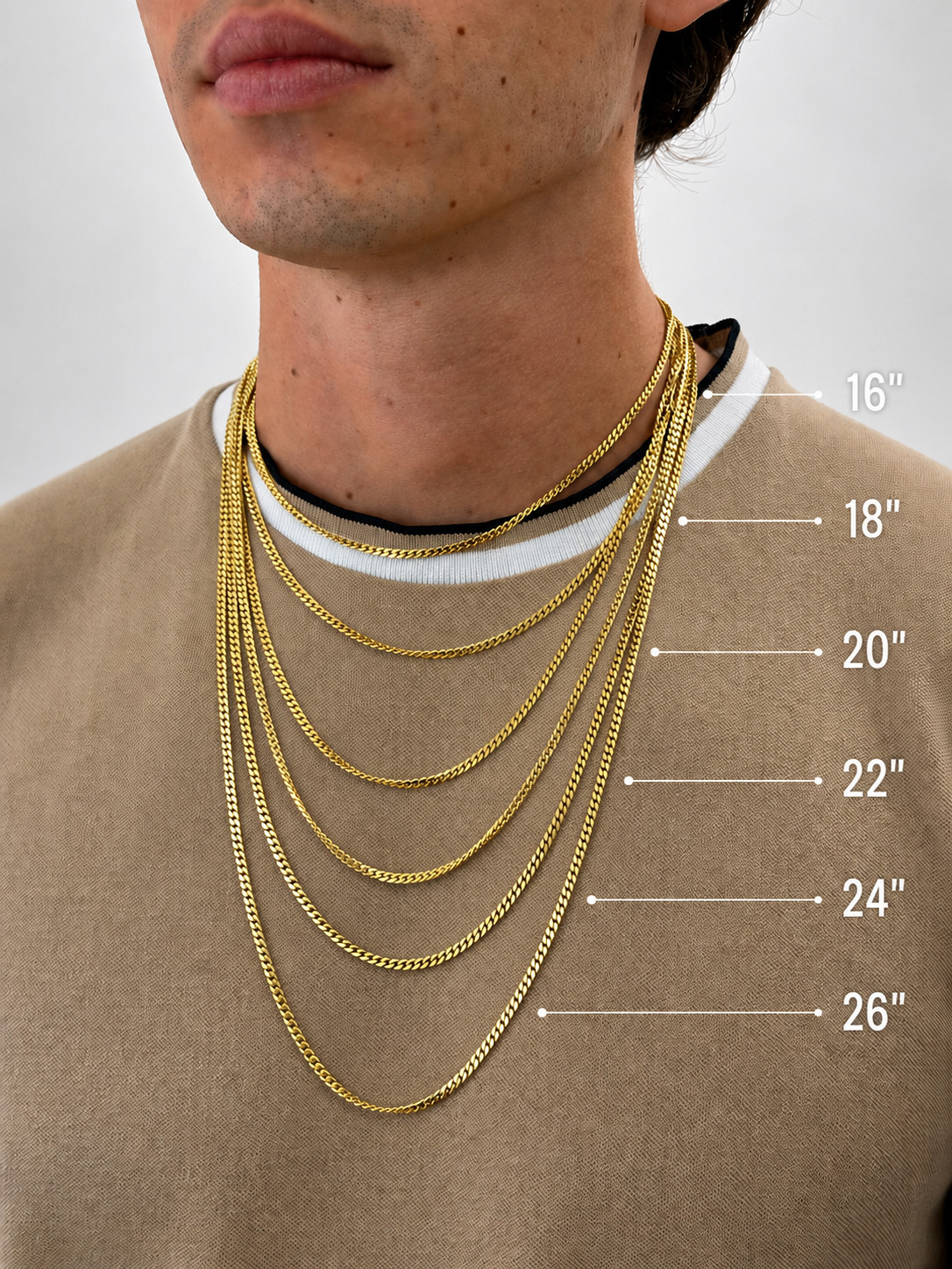 14k or 10k SOLID Gold Cuban Link 3mm Chain Necklace 16 18 22 24 26″ w/ Box Lock