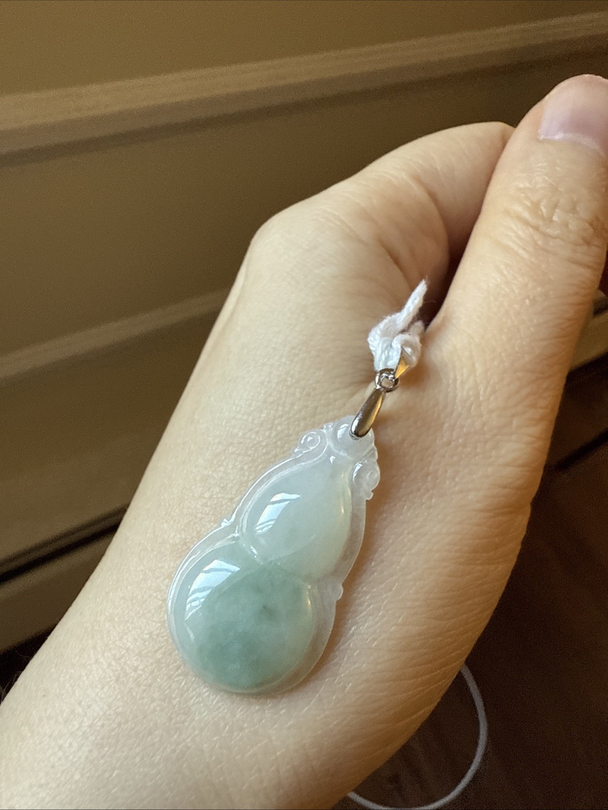 翡翠A貨 untreated Burma Myanmar Grade A Jadeite Jade 葫芦 有纹不抠 Certified