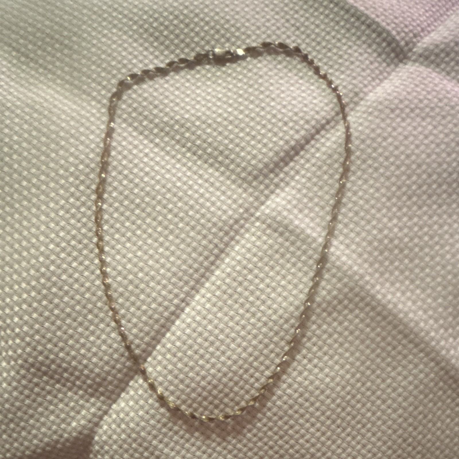 925 Yellow Gold Rope Chain Necklace, Sterling Silver Base, No Stone, Lobster