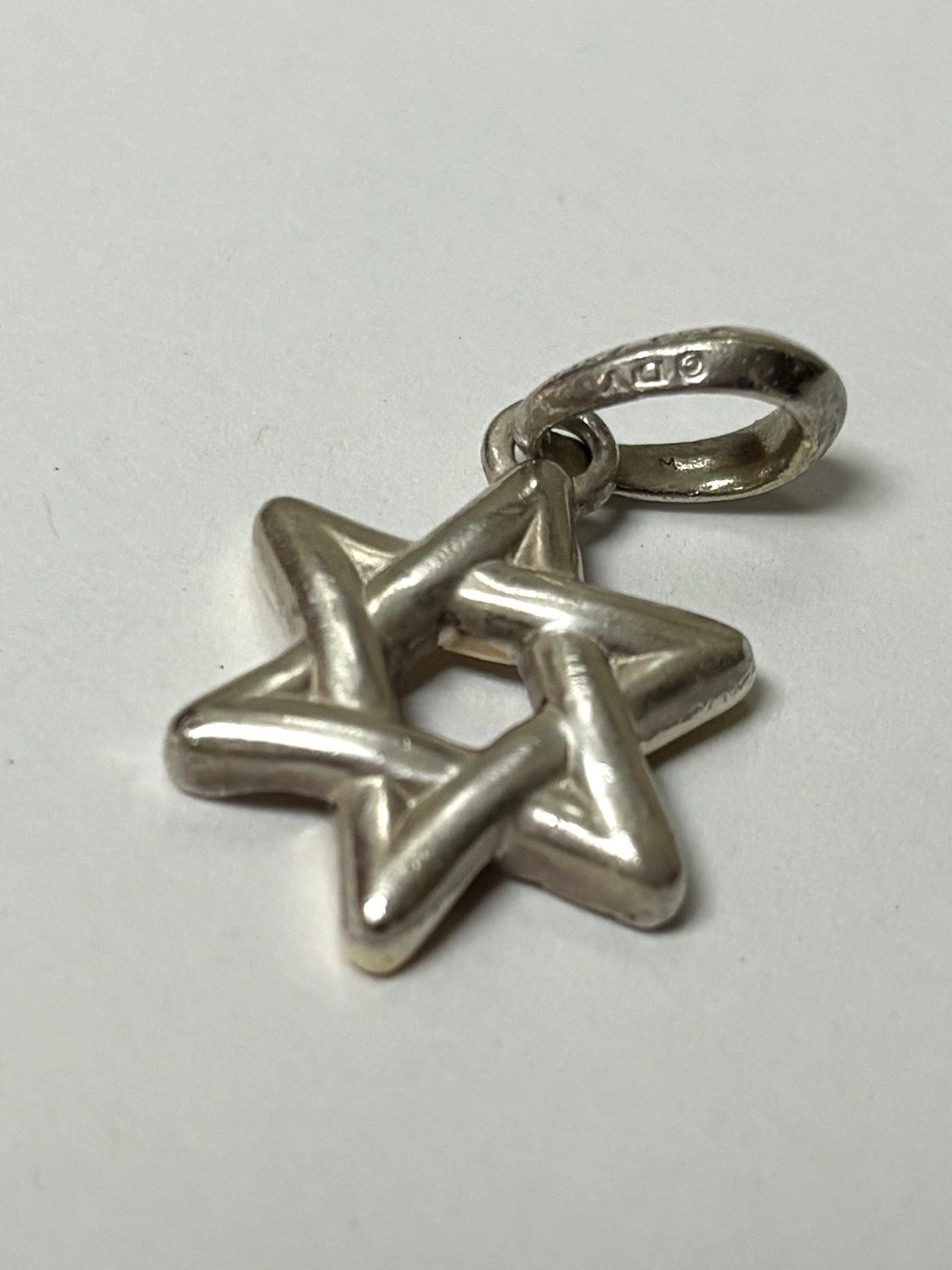 David Yurman 18kt & Sterling Silver Star of David Pendant