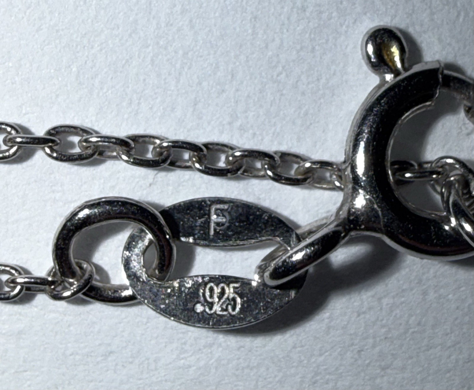 Sterling Silver 925 Origami Dog and Puppy Pendant Necklace .01ctw Black Diamonds
