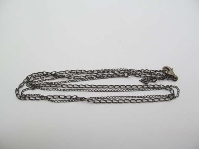 Silpada 925 Sterling Silver Oxidized Double Multi Layer Curb Link Chain Necklace