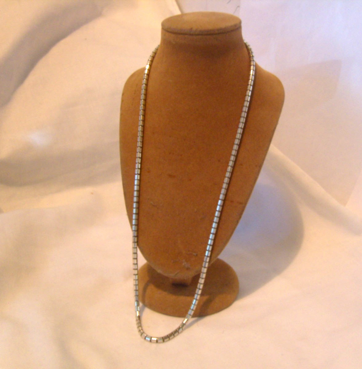Necklace Silver 925 Fancy Link German Friedrich Binder 2002 Vintage 17 3/4″ L