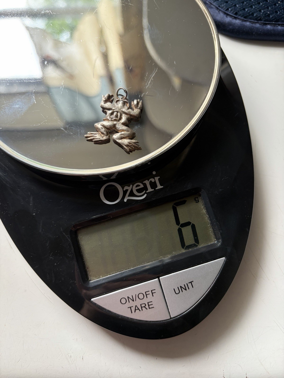 Handmade Sculpted Art Clay Silver Dissected Frog Specimen Pendant Charm