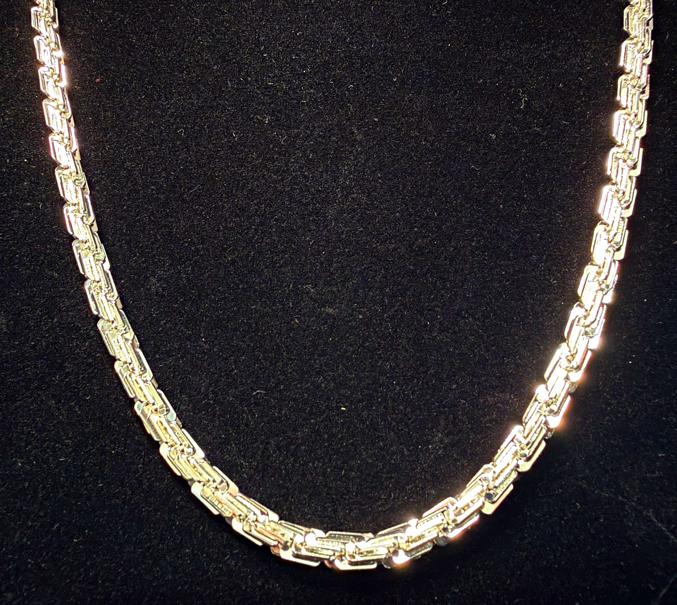 Milano Italy 925 Stamped Silver filled 26in 5MM necklace 41.6g Brand New