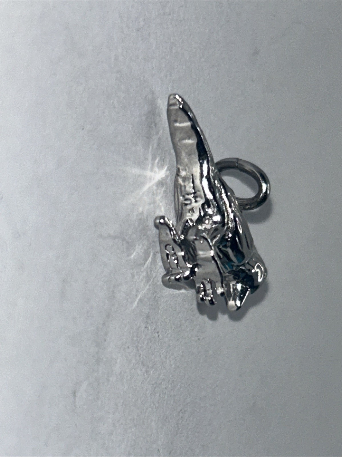 New Sterling Silver 925 Polished Bird Charm Pendant 925, cp