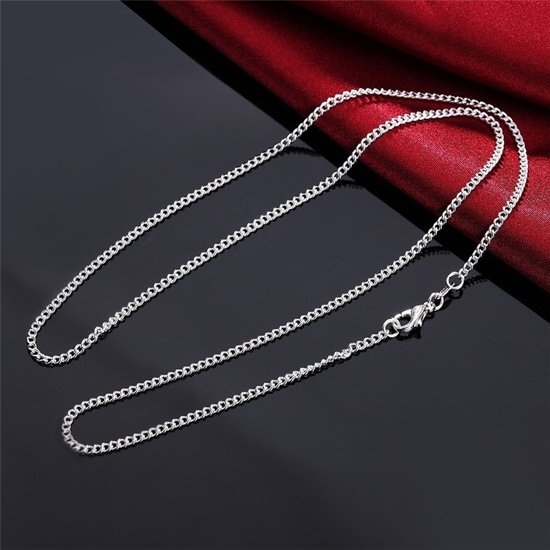 Real Solid Sterling Silver Diamond Cut Rope Chain Mens Boys Bracelet or Necklace