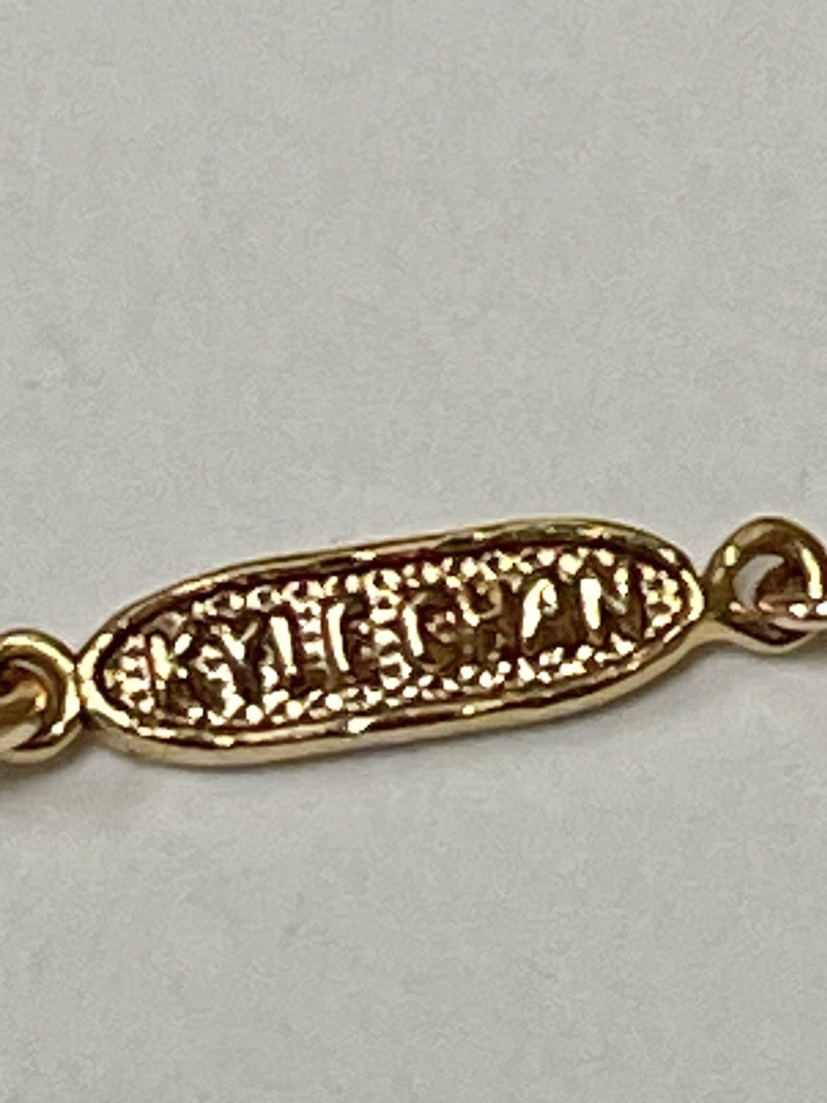 $838 14K Yellow Gold Rose Cut Black Diamond Necklace 0.50ct