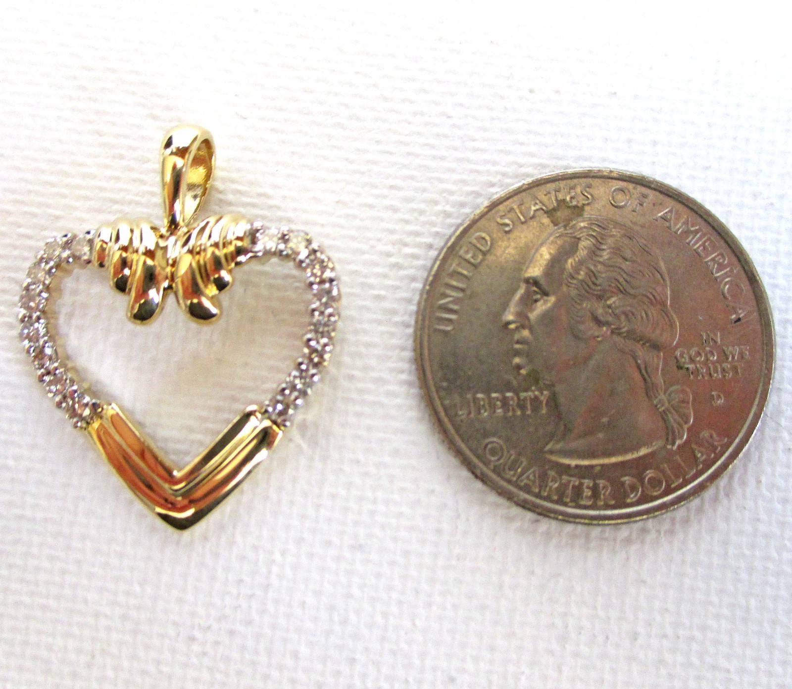 14K Diamond Pendant