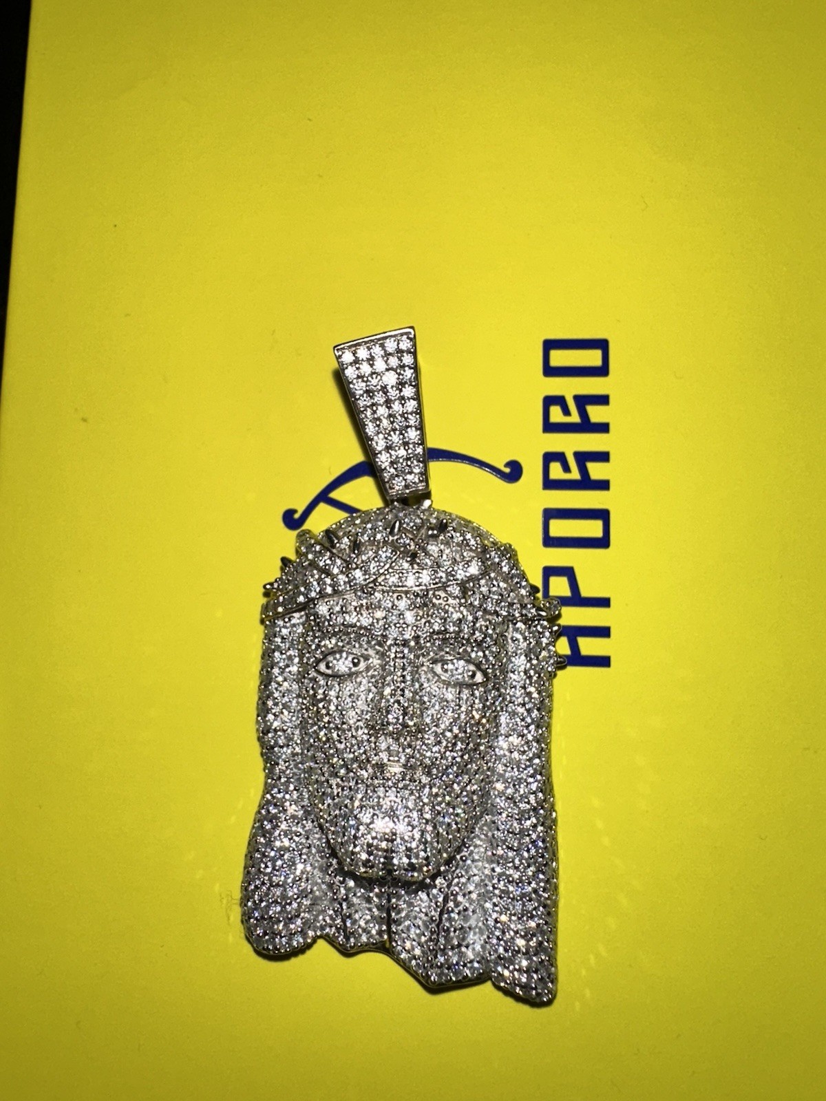 Moissanite 925 Silver Jesus Pendant