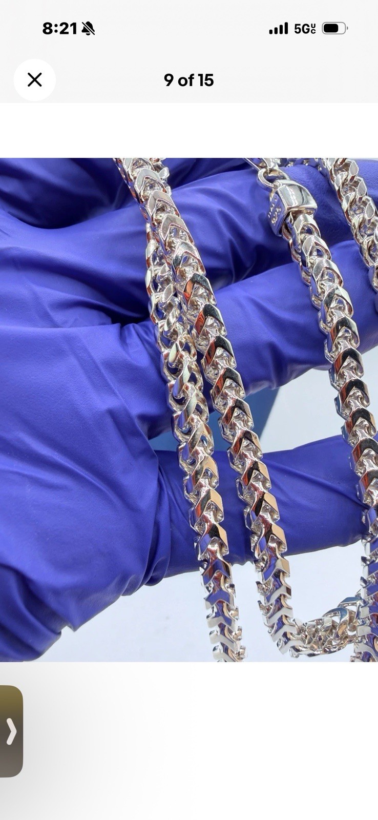 HEAVY SOLID 925 ITALY STERLING SILVER FRANCO CHAIN NECKLACE 28 6MM 863G G2U