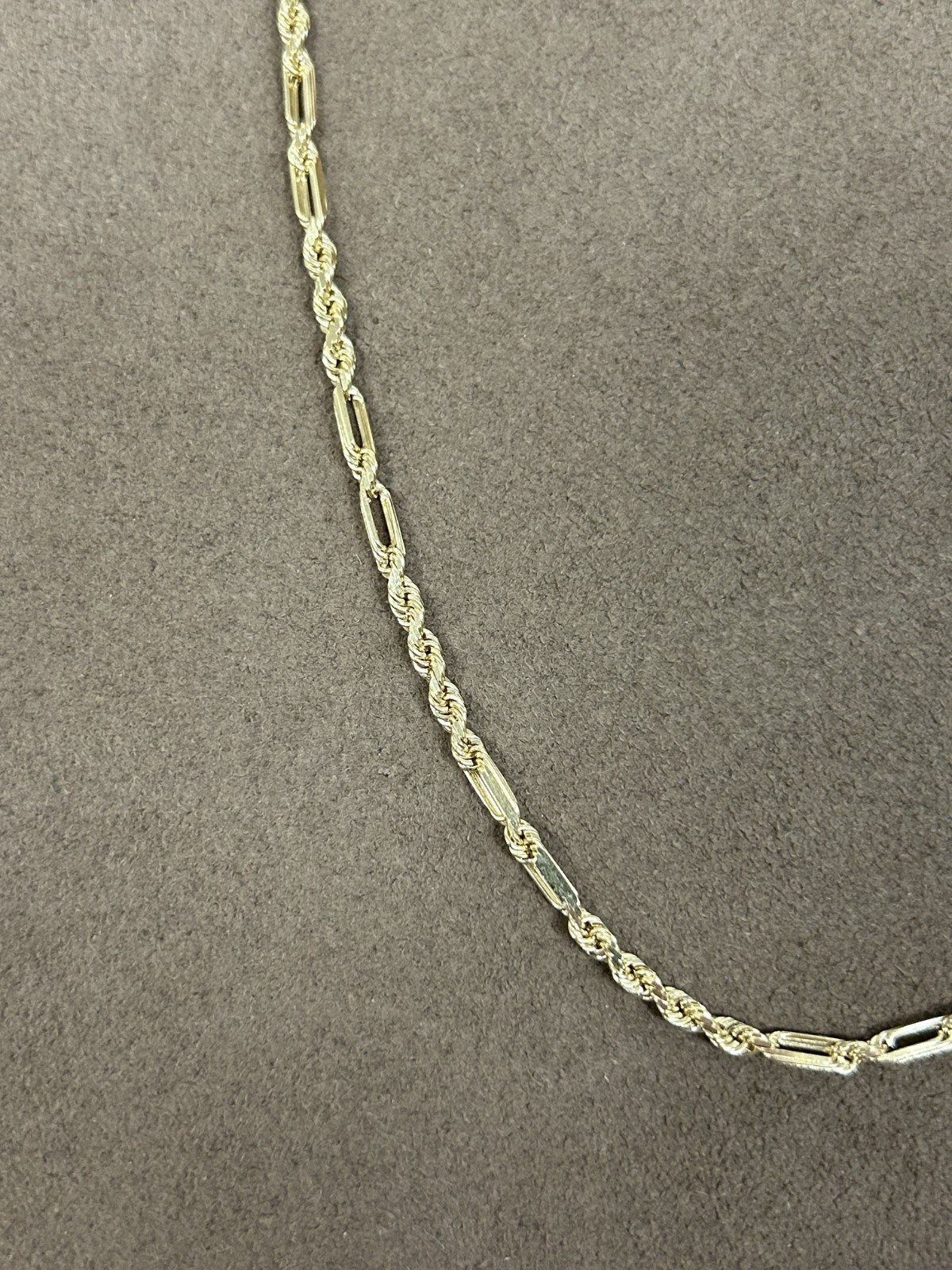 STUNNING 14K YELLOW GOLD SOLID MILANO ROPE CHAIN 16″