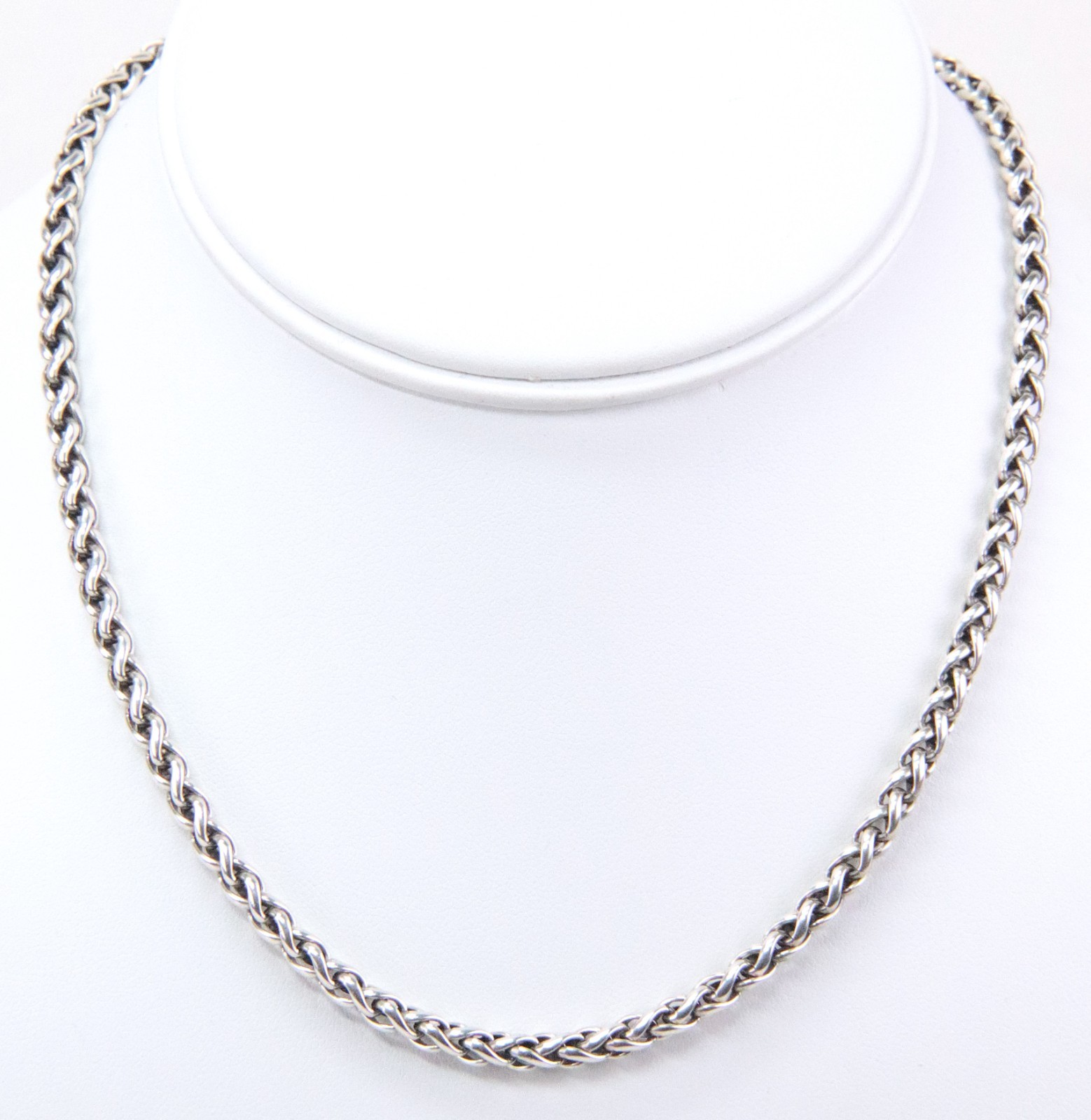 David Yurman Sterling Silver Wheat Chain