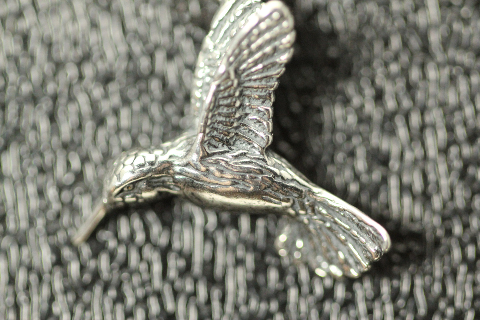 925 Sterling Silver Hummingbird Charm/Pendant 1.8 Grams (PEN9281)