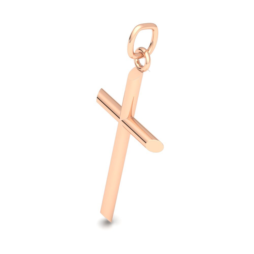 14k Gold Religious Pendant Gift For Him Her Solid 10k 18k Cross