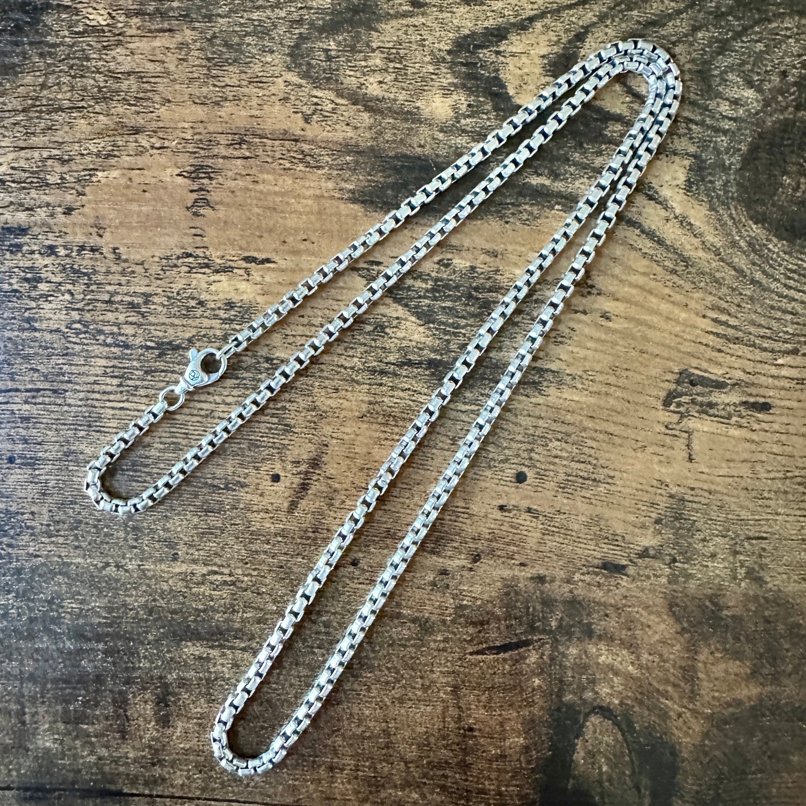 David Yurman Medium Box Chain Necklace – 3.6mm – 26.5″ – FREE SHIPPING