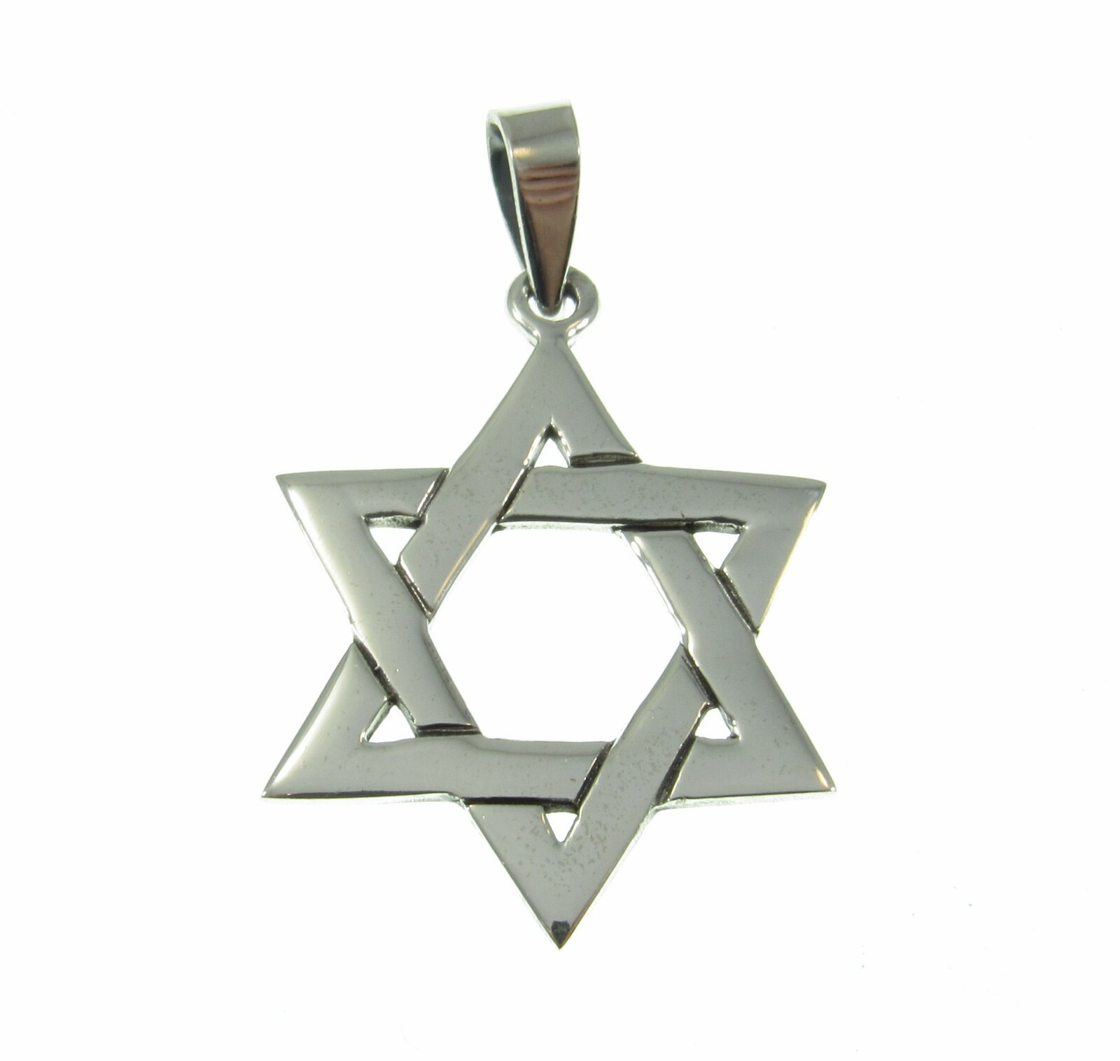 Jewish/Hebrew STAR of DAVID Pendant, Handcrafted in Solid 925 Sterling Silver