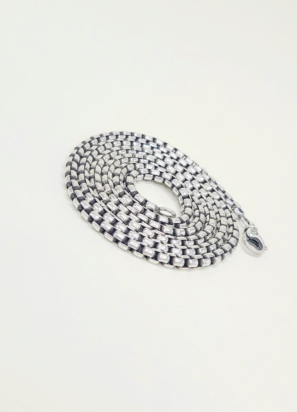 David Yurman Medium Box Chain Necklace – 3.6mm – 26″ – FREE SHIPPING
