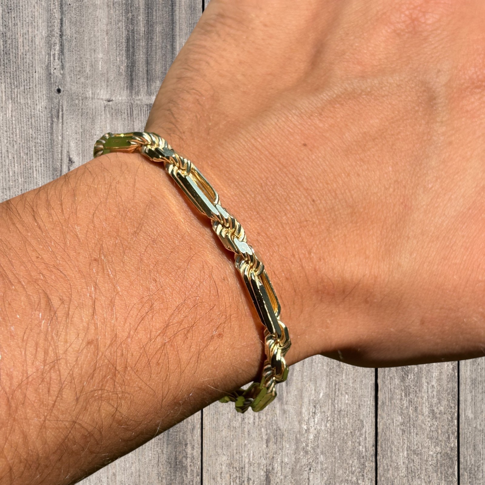 6mm Figarope Milano Bracelet – Solid 925 Sterling Silver Or 14k Gold Vermeil