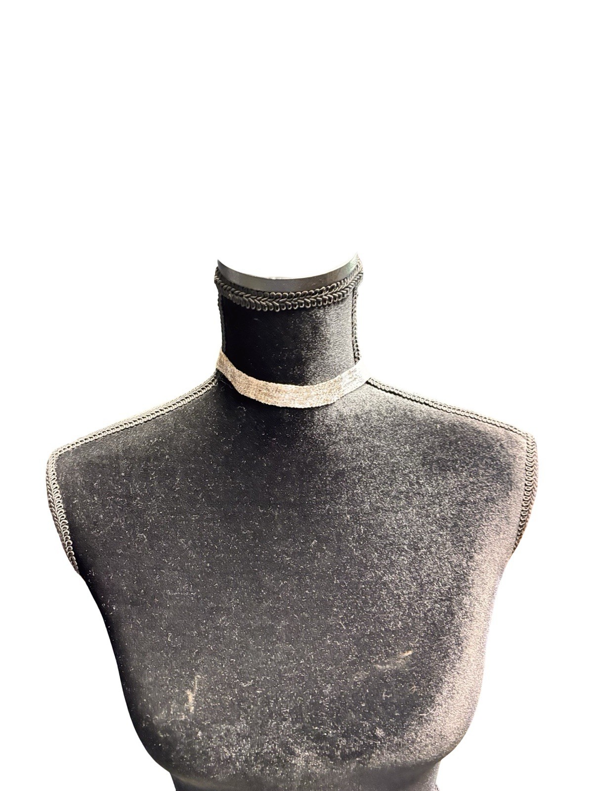 .925 Sterling Silver Necklace Choker Silver NEW Fini Style 19 in