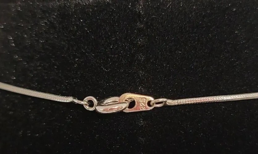 Fresh Water Tear Drop Pearls On 16 Inch Sterling Silver .925 Neckless Chain