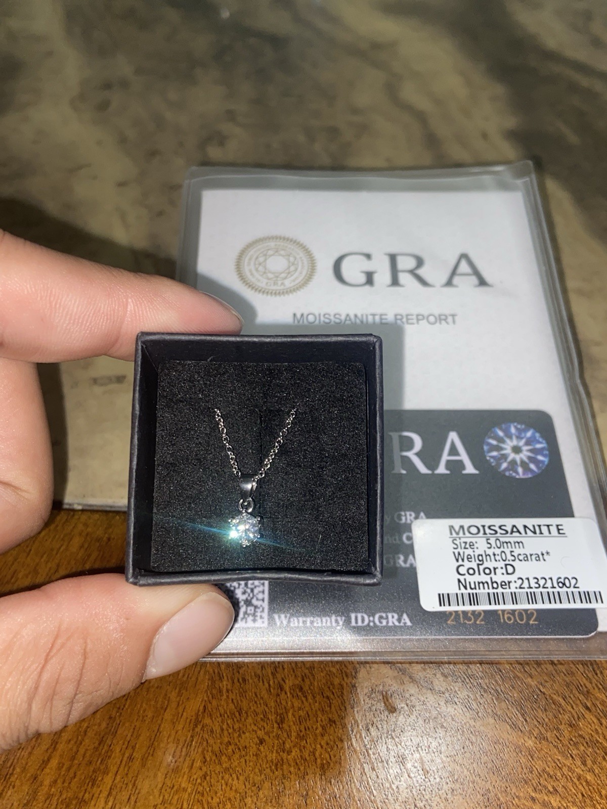 Vvs Diamond Stud Necklace(lab Created)