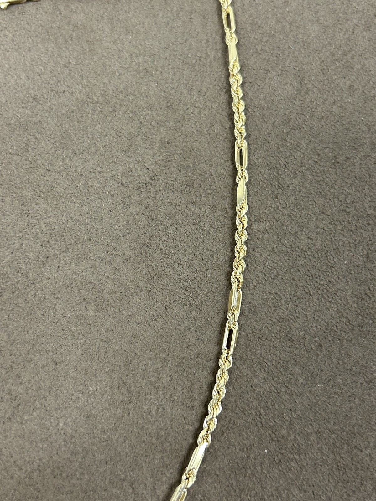 STUNNING 14K YELLOW GOLD SOLID MILANO ROPE CHAIN 16″