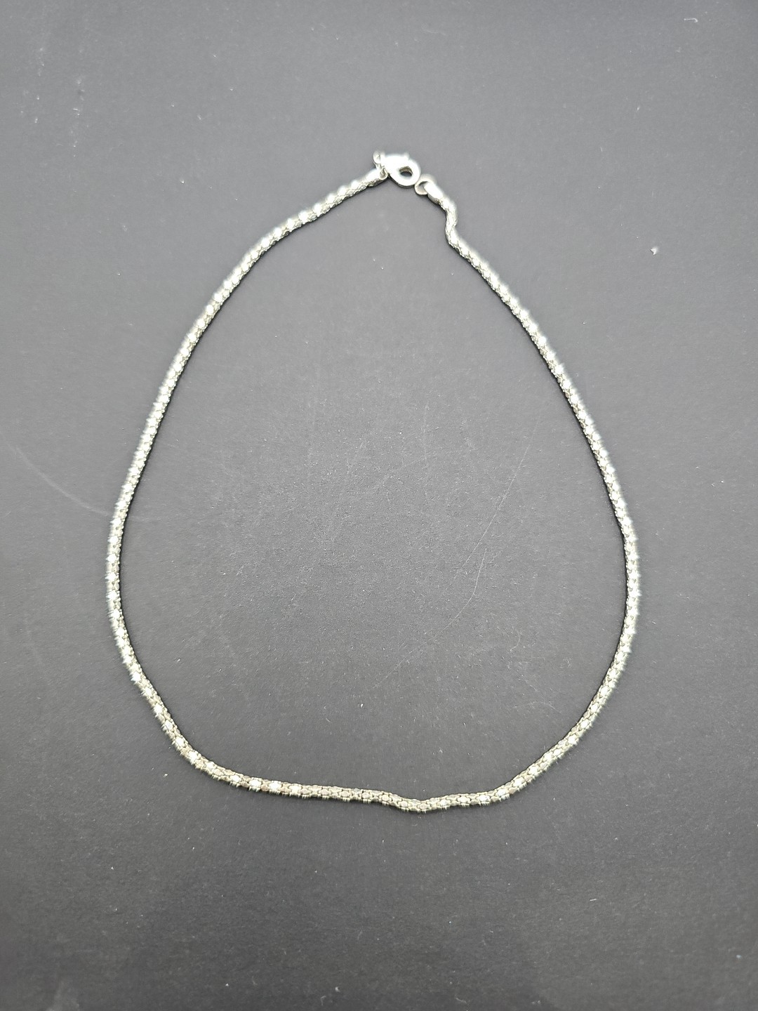 Vintage Silver Necklace Classic Chain 3.99g Elegant Antique