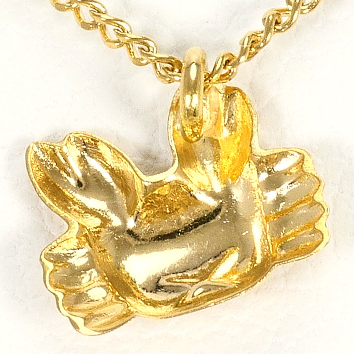 K18 18k gold Necklace 1.3g 40cm Free shipping Used