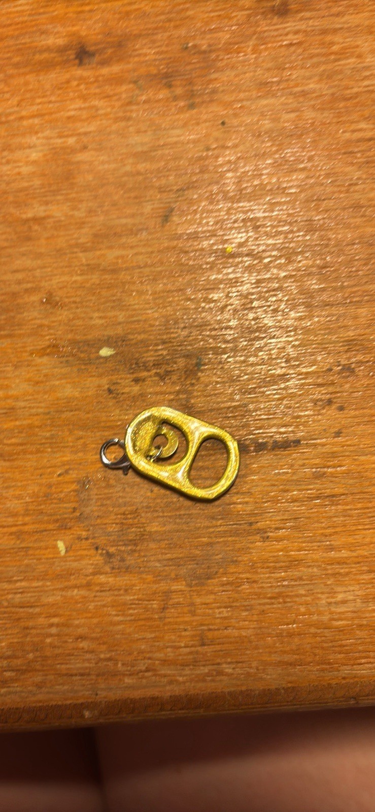 Gold Tone Asymmetrical Charm Pendant, Metal, Gold Color, No Stone