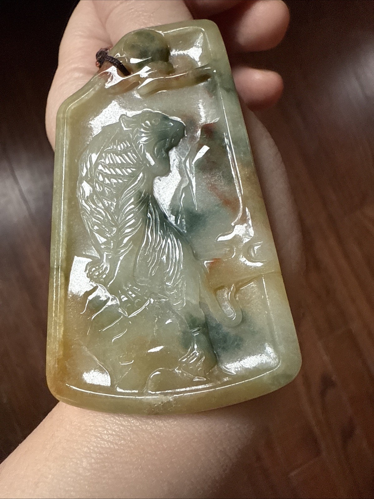 純天然翡翠A貨 untreated Myanmar Grade A Jadeite Jade 老坑冰三彩 上山虎 Tiger