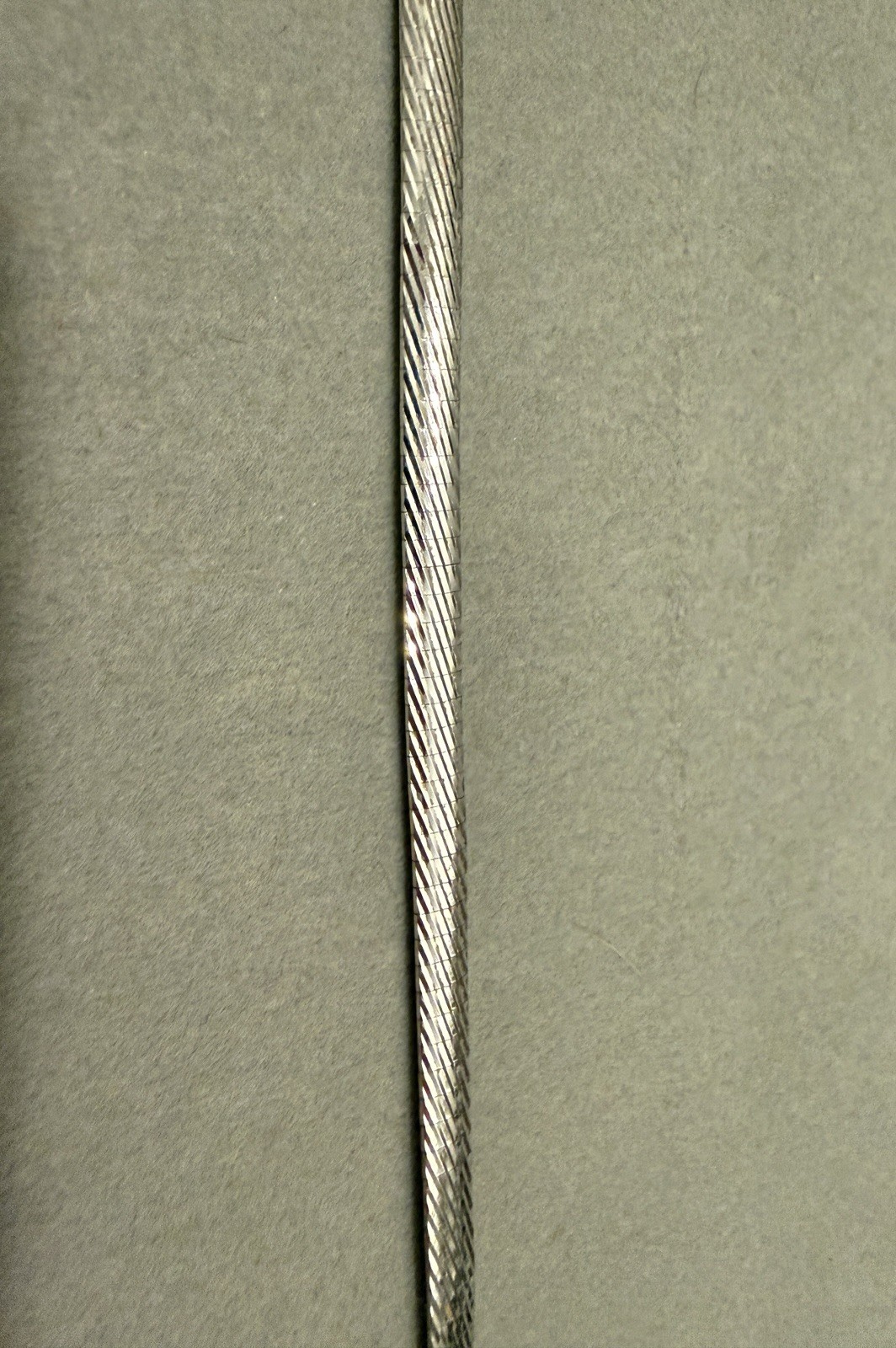 Vintage Omega Reversible 14 K Yellow/White Gold Necklace 18 In Approximately 18G