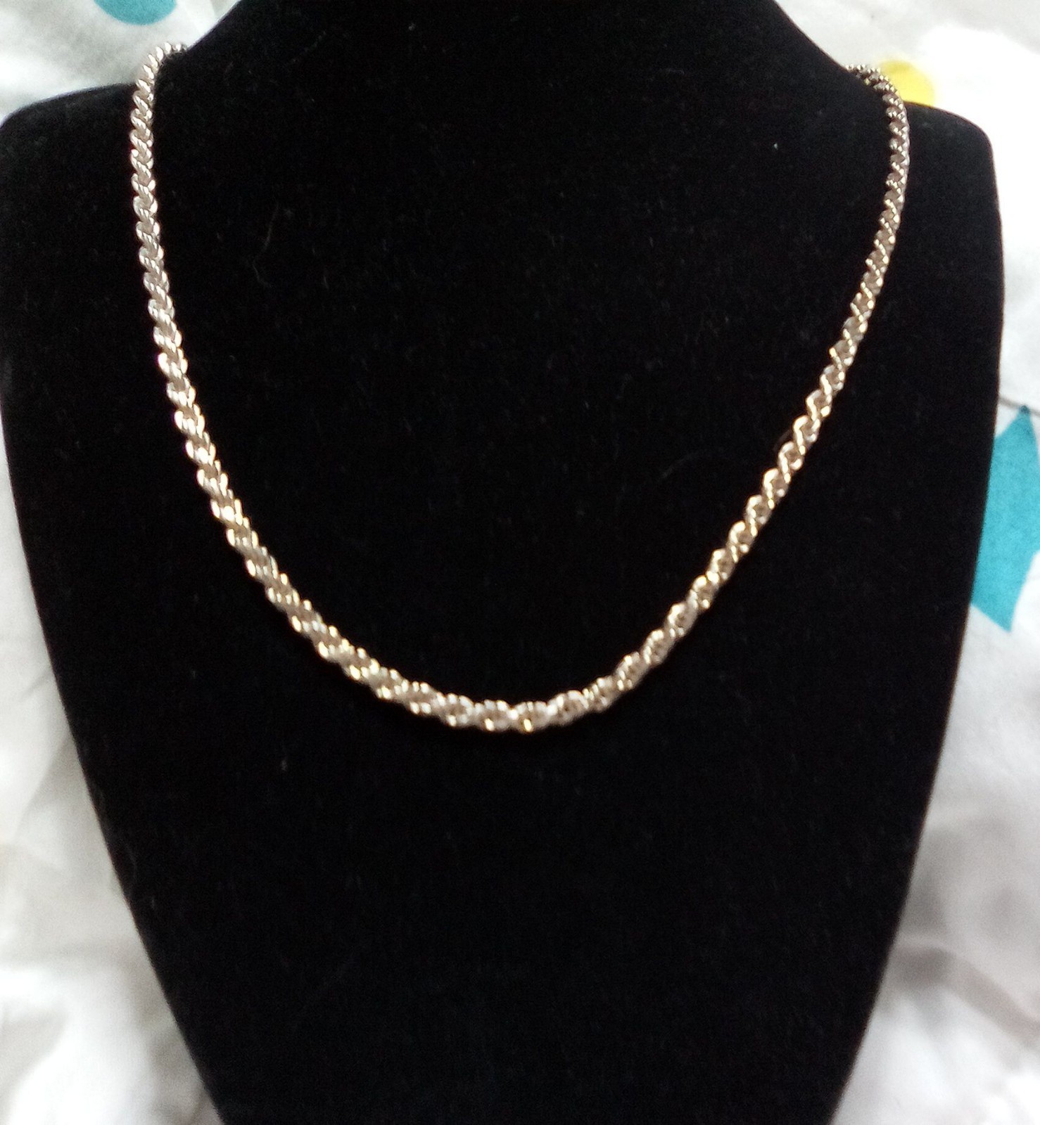 4MM Solid 925 Sterling Silver 28in DIAMOND CUT ROPE CHAIN, Necklace Italy