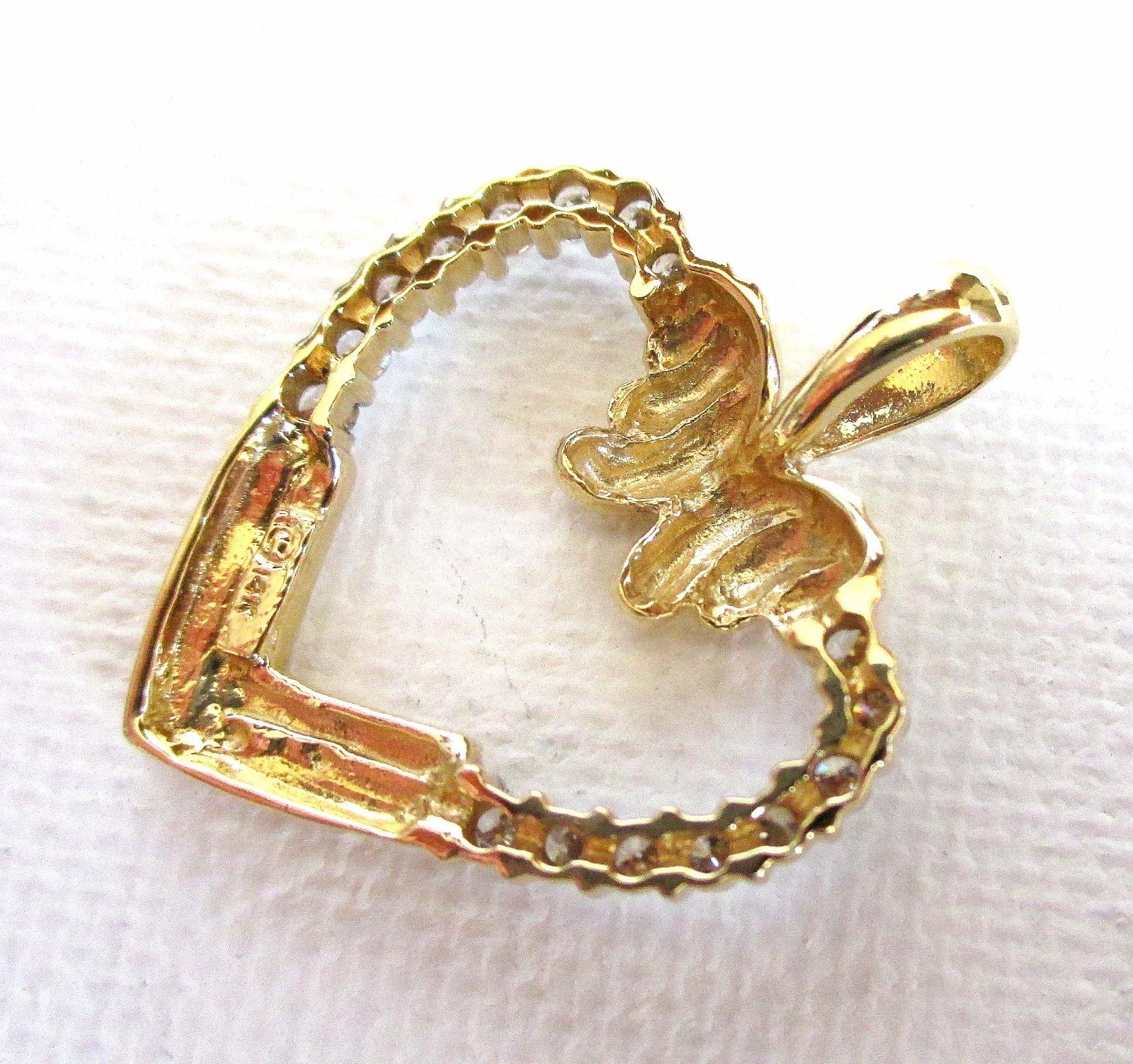 14K Diamond Pendant
