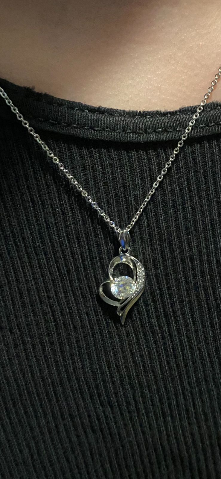 moissanite necklace