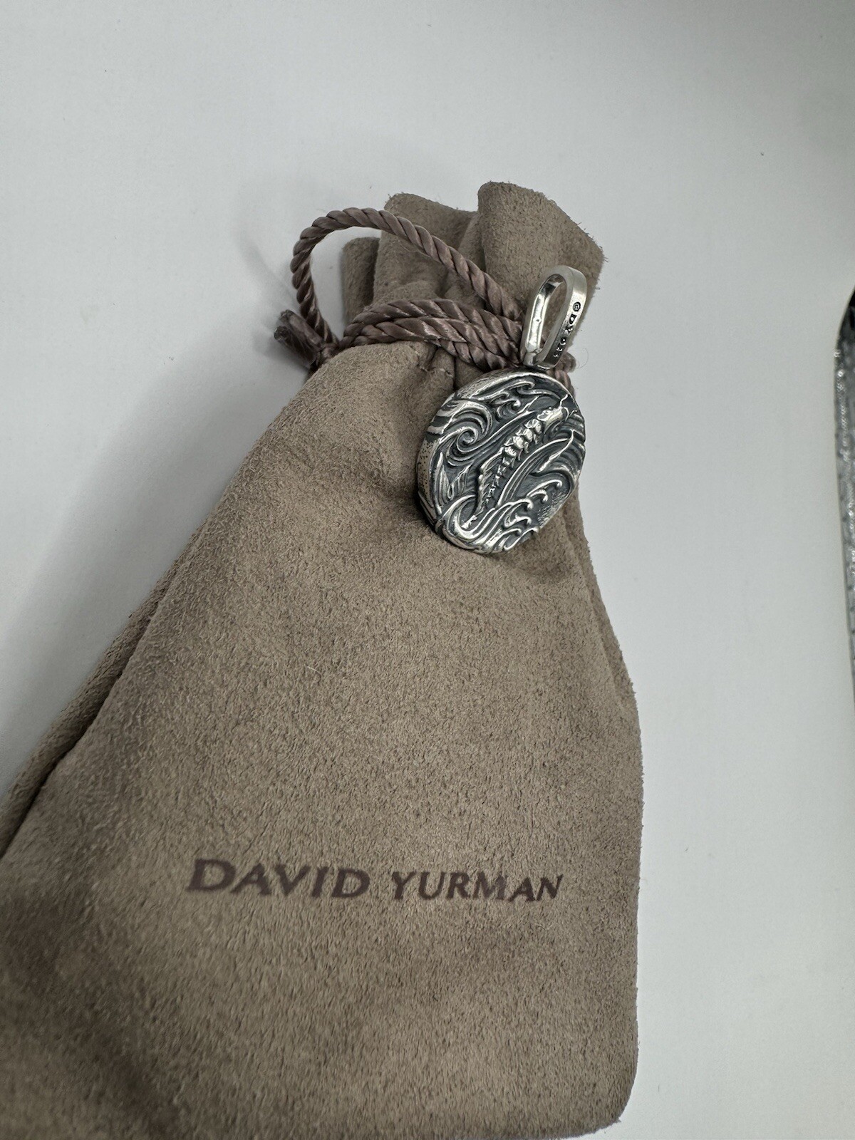 David Yurman Sterling Silver Dragon Amulet