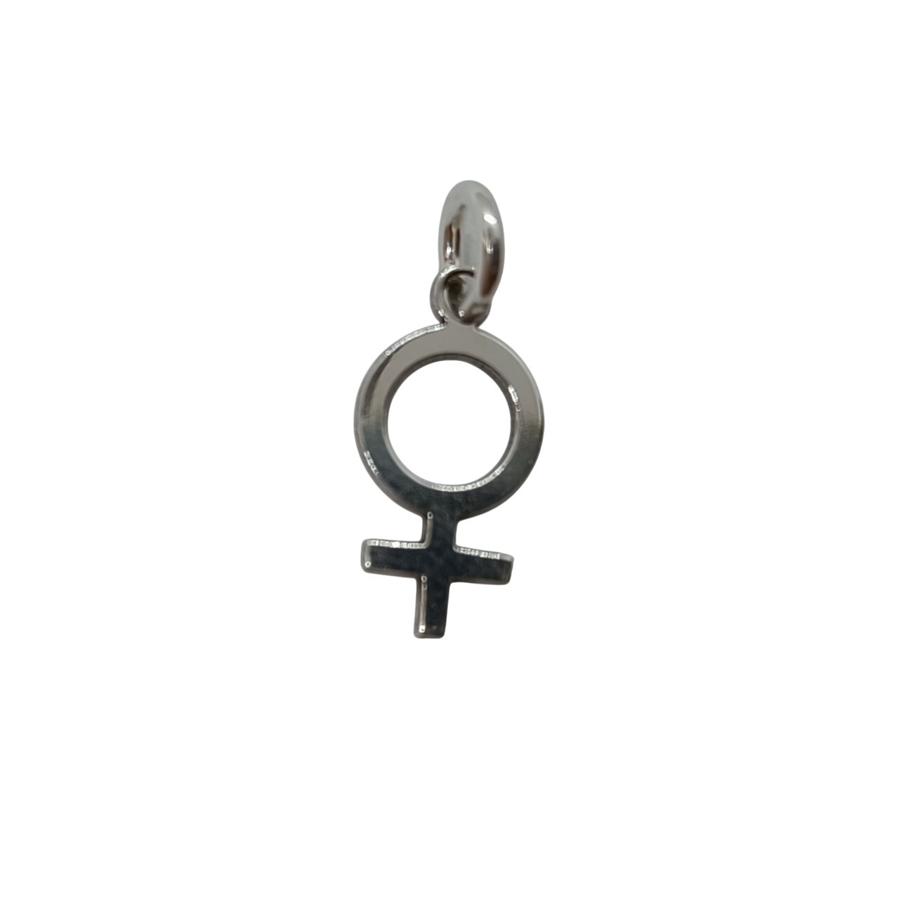 Handmade Sterling Silver Pendant Charm Female Symbol Hallmarked 925 Nickel Free