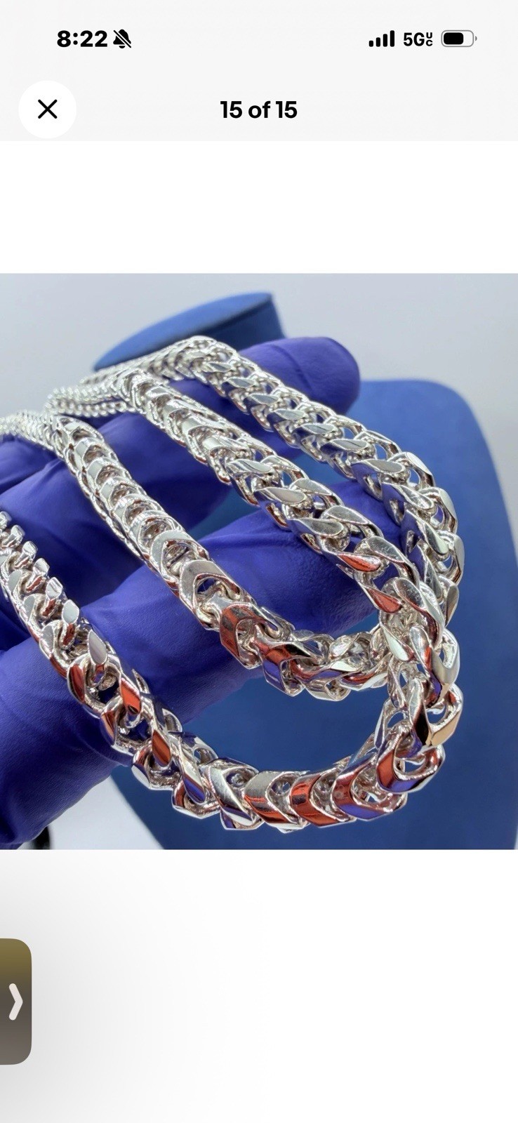 HEAVY SOLID 925 ITALY STERLING SILVER FRANCO CHAIN NECKLACE 28 6MM 863G G2U