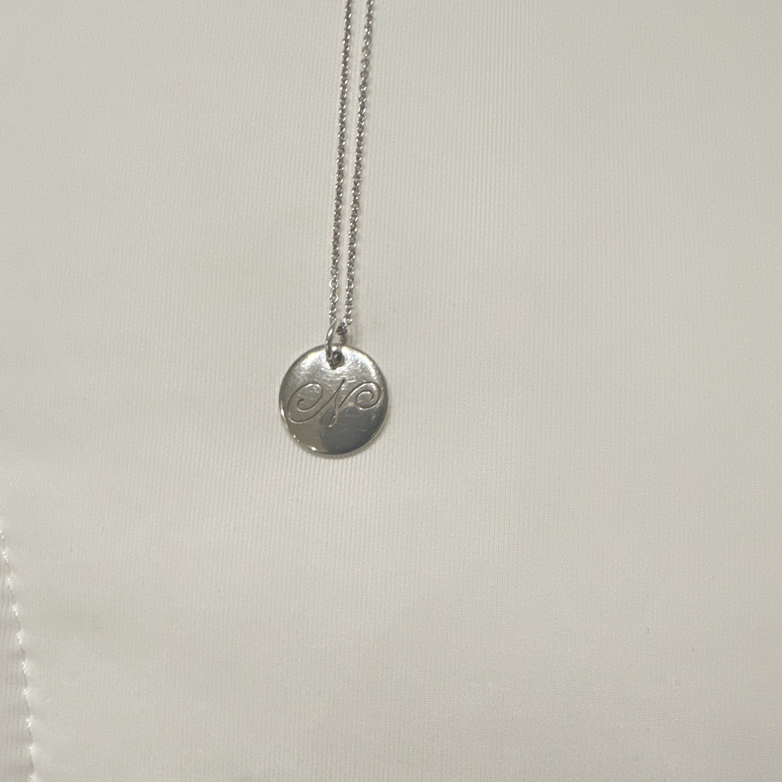 Tiffany & Co. N Initial Necklace