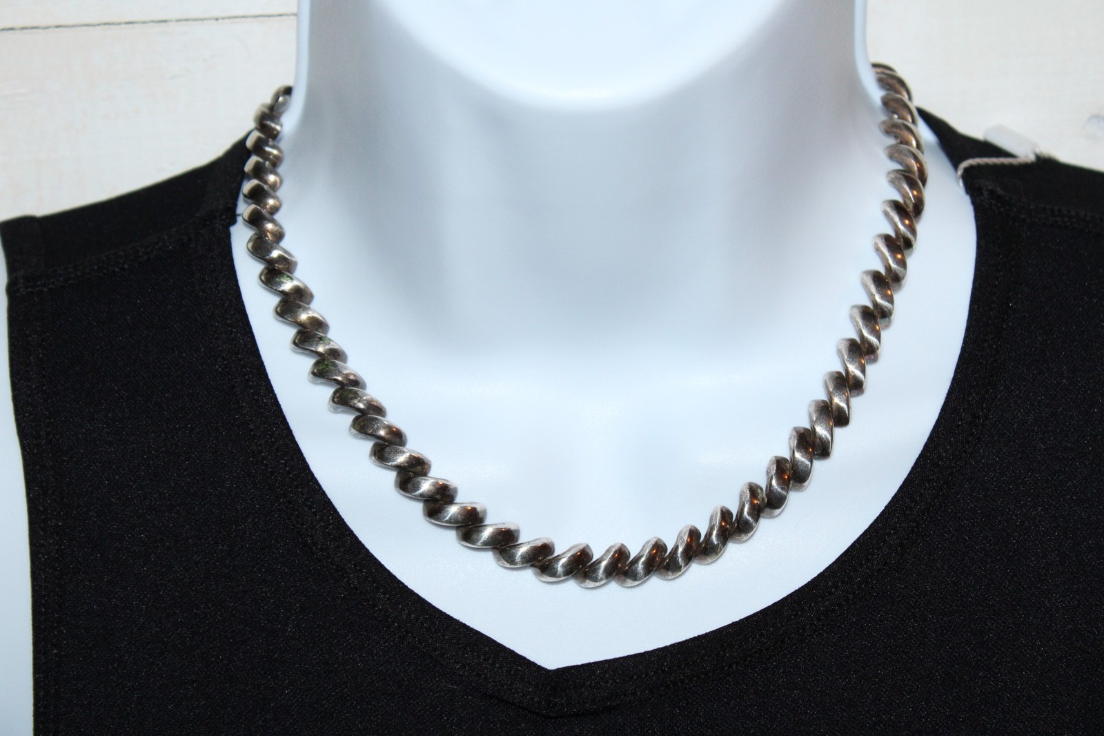 Vintage Italy Milor Solid Sterling San Marco Necklace 33 GRAMS
