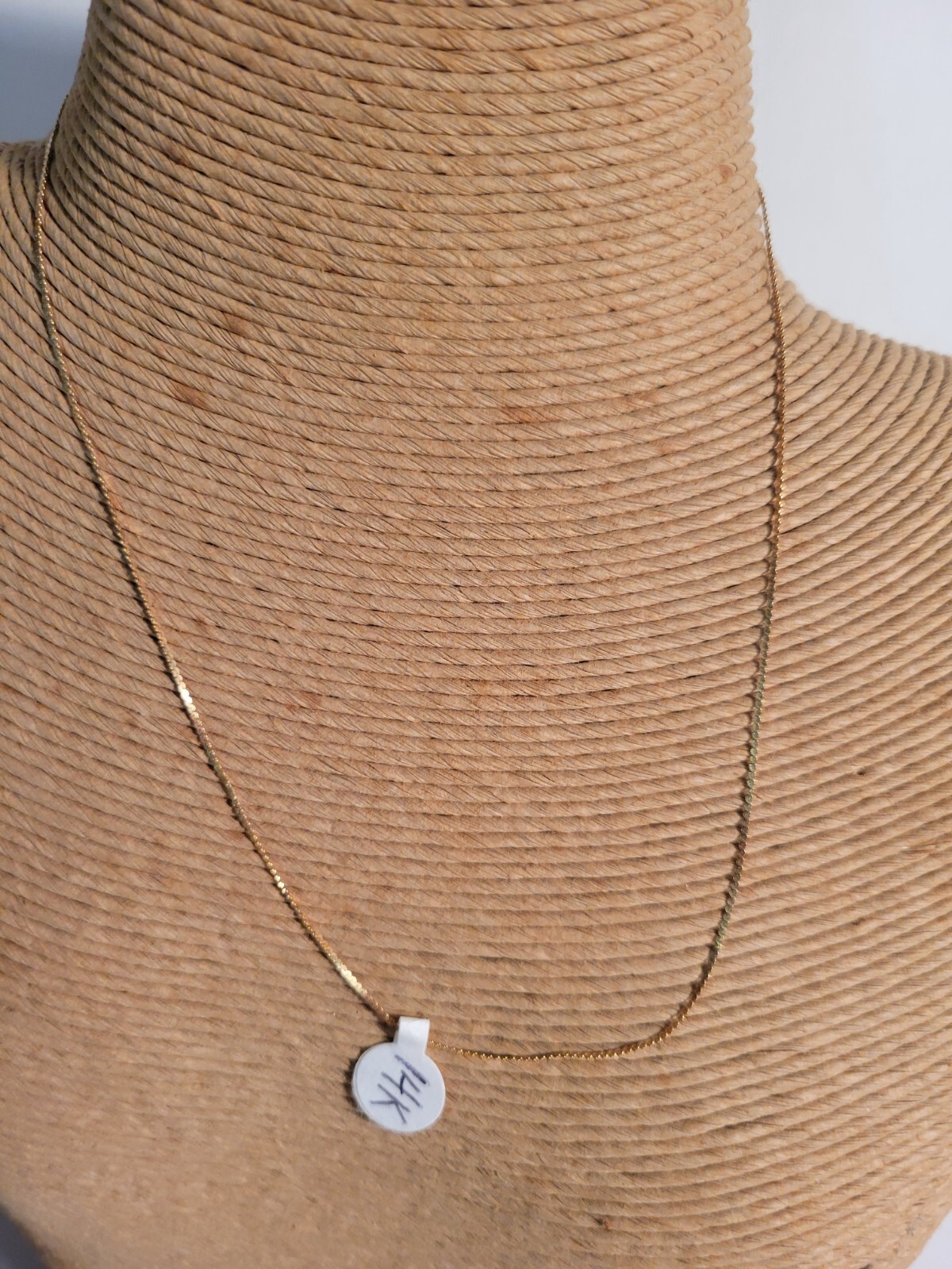 7.5″ 14K Gold Chain Necklace