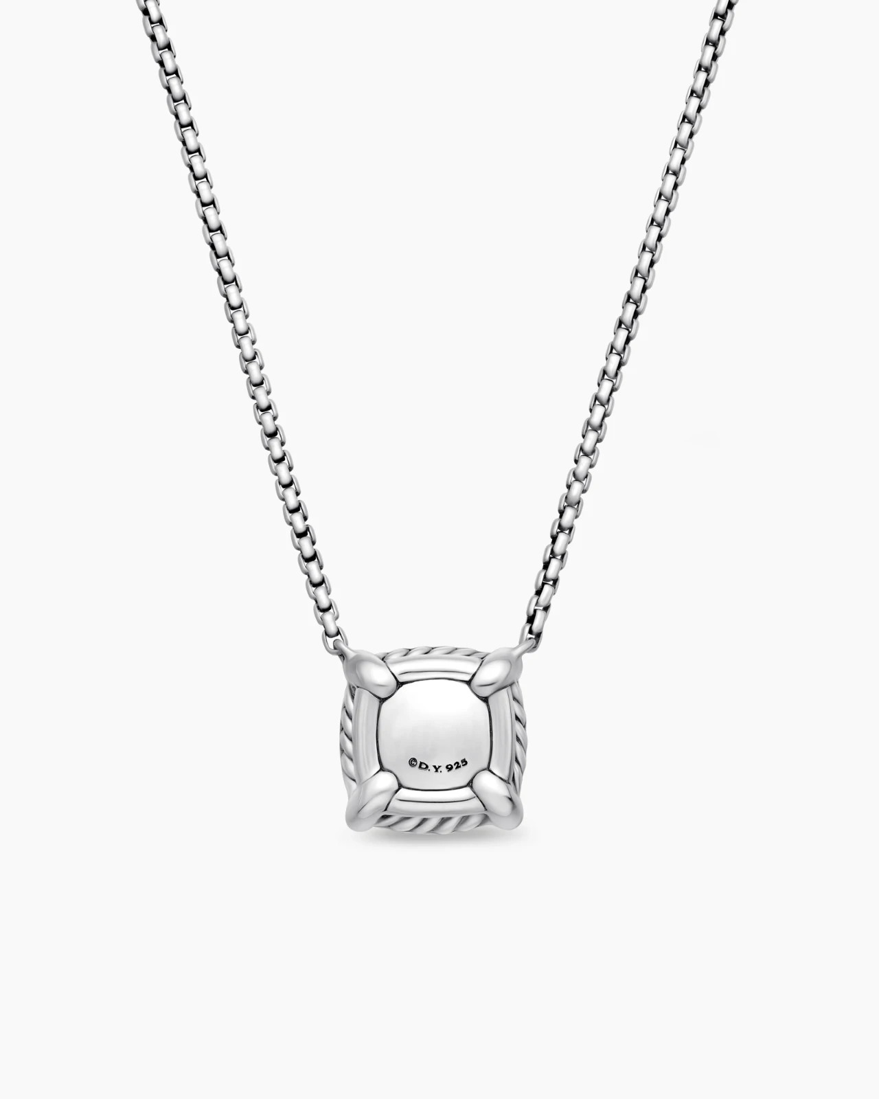 David Yurman Petite Chatelaine® Pavé Bezel Pendant Necklace