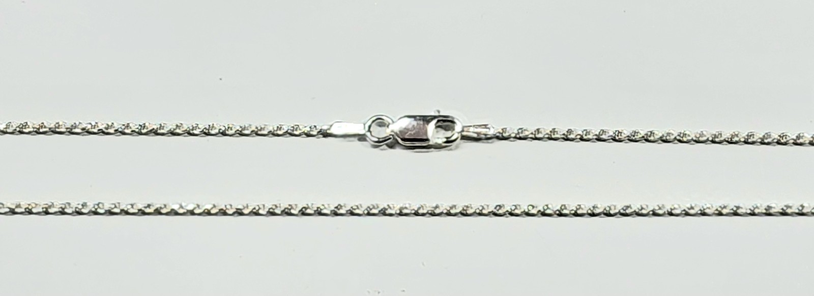 Diamond Cut Rope Chain Necklace 1.2 mm thick Real 925 Sterling Silver All sizes