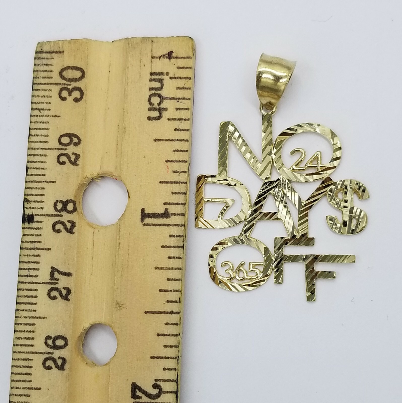10k Gold Charm Rope Chain 18 20 22 24 26 28 Inches No. of Days Pendant On Sale