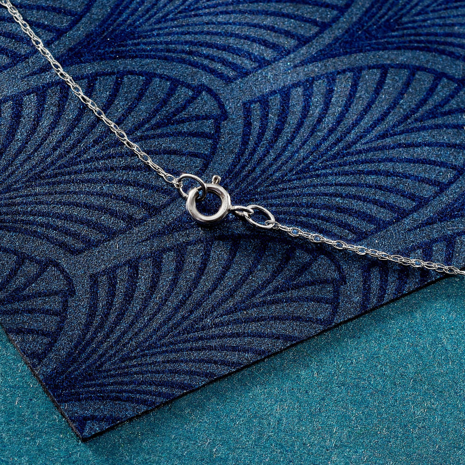 0.7Mm 14Kt White Gold Rope-Chain Necklace, Women’S, Adult