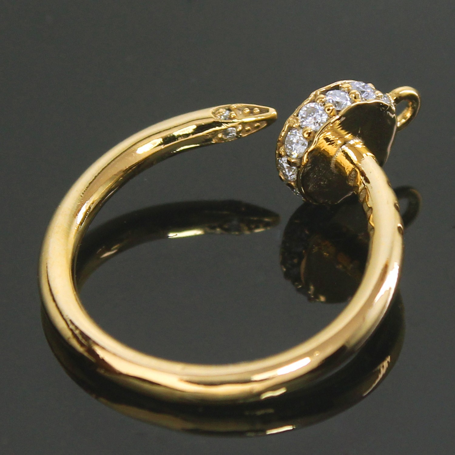 Round Certified Natural Diamond Petite Shank Minimalist Pendant 14K Gold Over