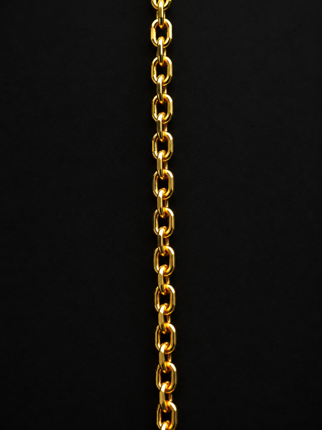 14K Solid Gold Italian Diamond Cut Cable Chain 1mm Necklace 16″ 18″ 20″