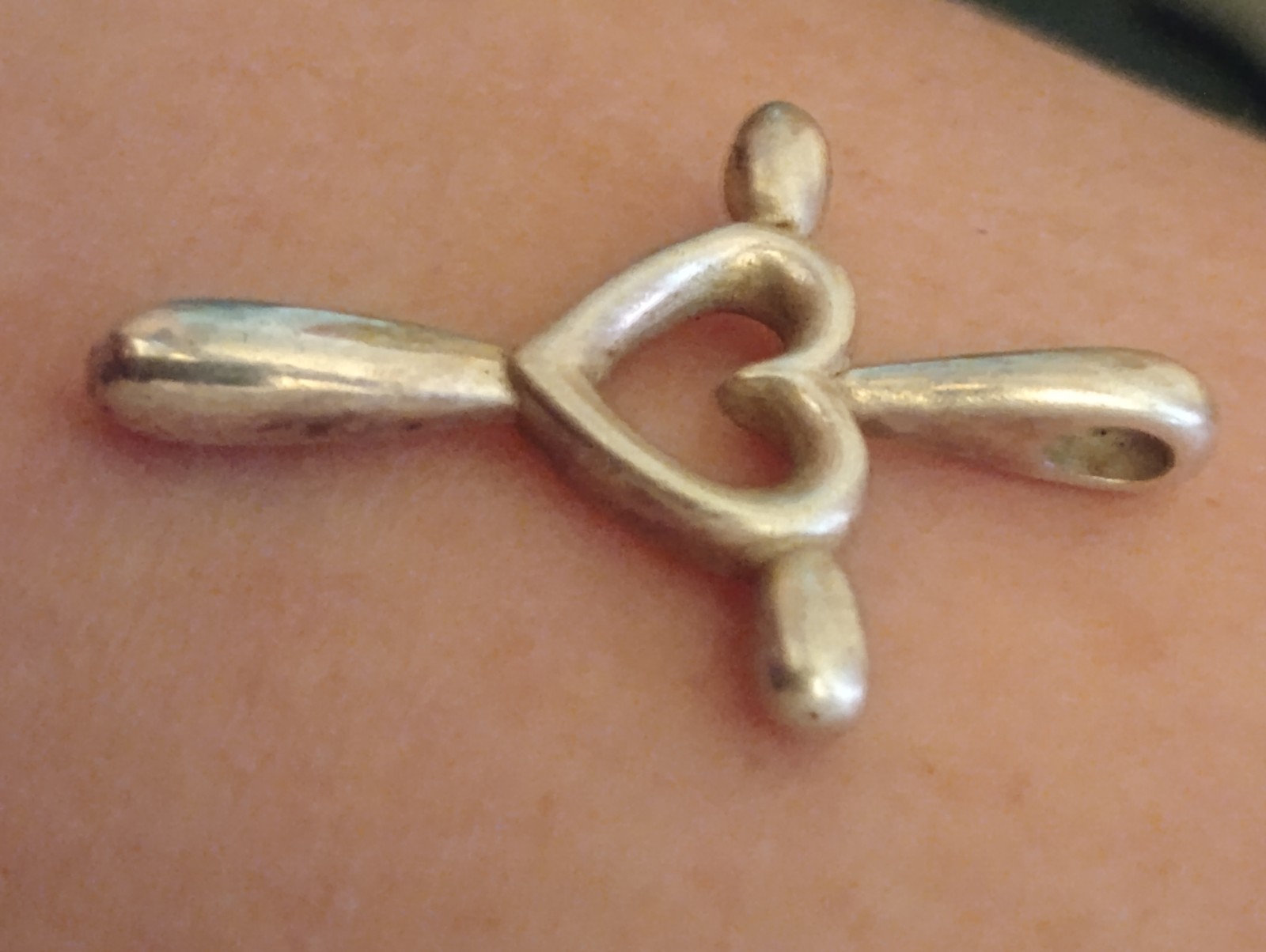 James Avery Sterling Silver Eternal Love Heart Cross Pendant Retired Artisan Grp